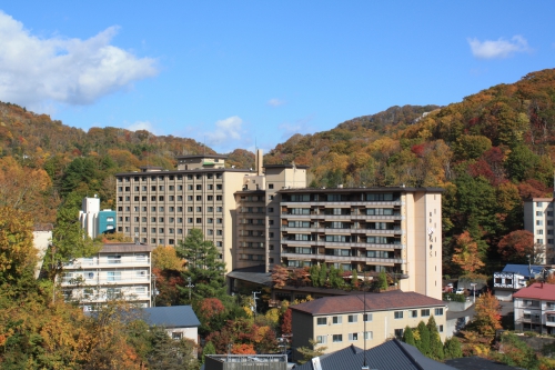 紅葉が見ごろです